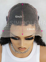 Simidola 13x6 HD Lace 200% Density Kinky Curly Wig