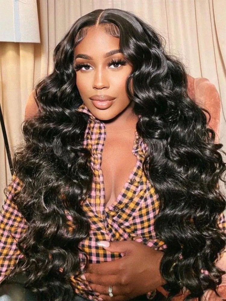 Simidola 13x4 Transparent / HD Lace 250% Density Body Wave Wig Natural Pre Plucked