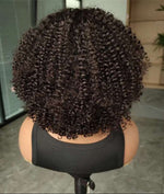 Simidola Pre Cut 4x6 HD Lace Kinky Curly Wear & Go Glueless Bob Wig Huaman Hair Wig