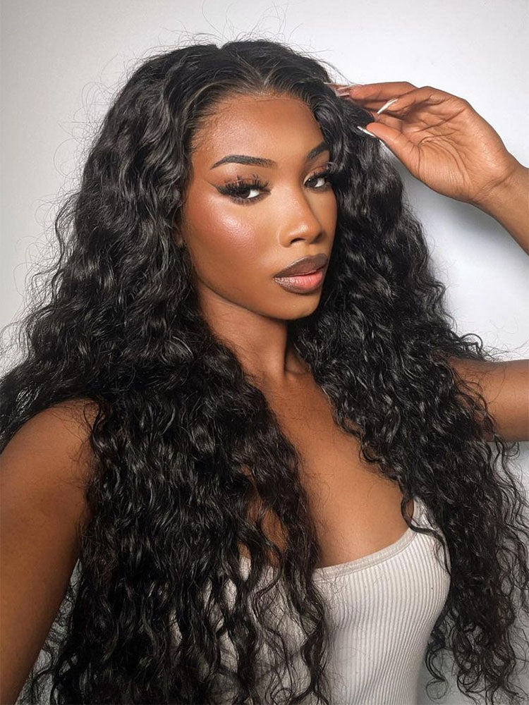 Simidola U Part Brazilian Hair Water Wave Wig