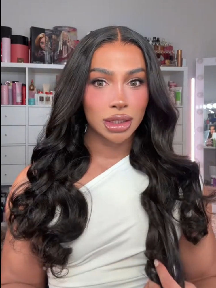 @glambyjerr Same 28inch Face-Framing Layered Cut Body Wave Pre-Bleached Wear Go Wig 9x6 Lace Glueless Wig