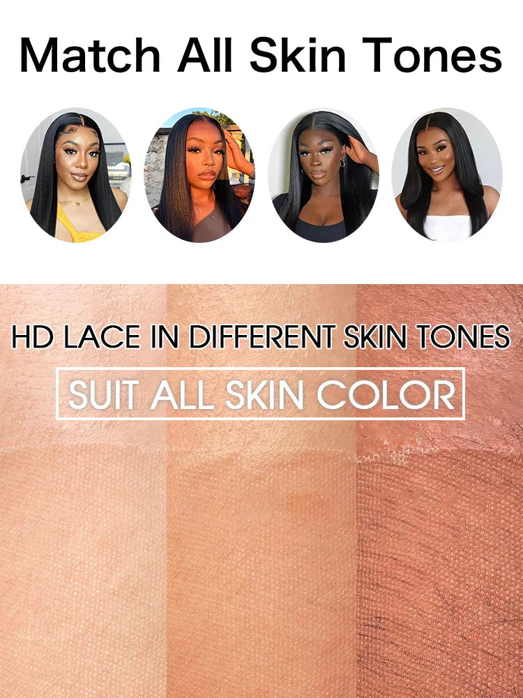 4C Edges Wear & Go 4x6 | Type 4C Kinky Edges Wear & Go Glueless 4x6 HD Lace Water Wave Wig