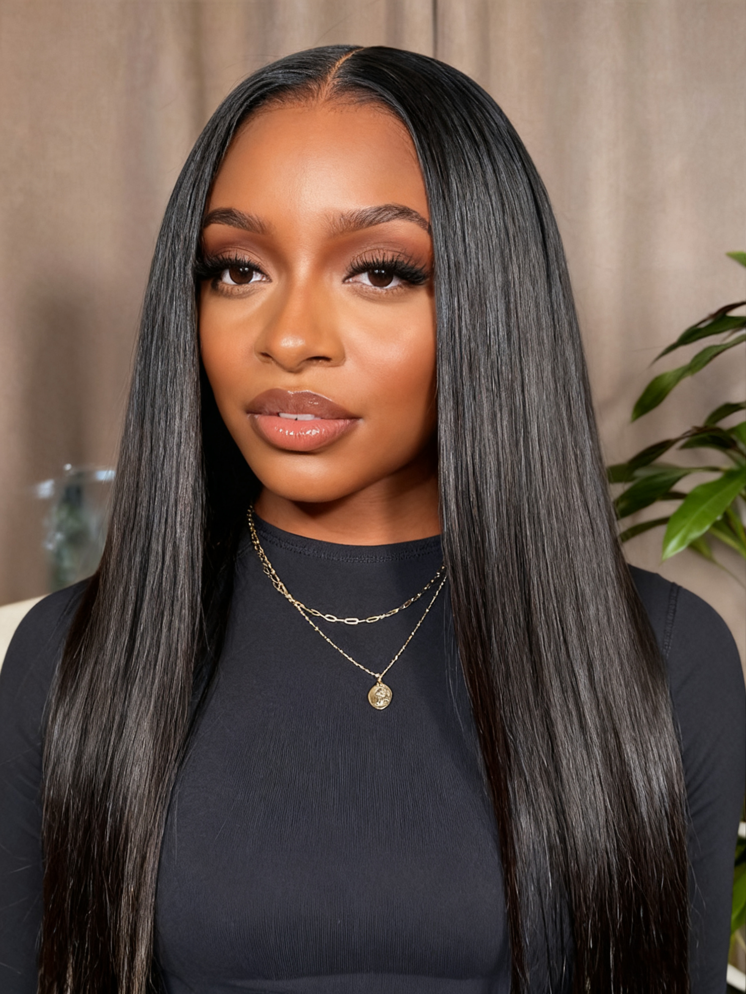 Simidola Pre-Bleached Knots 13x4 13x6 HD Lace Straight Human Hair Wear Go Glueless Wig With Elastic Drawstring