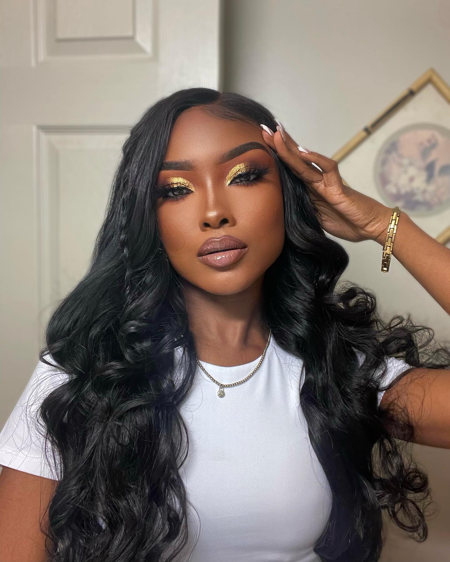 Simidola Pre-bleached 7x5 Pre-cut Pre-plucked Body Wave Wear Go Glueless Wig With Drawstring