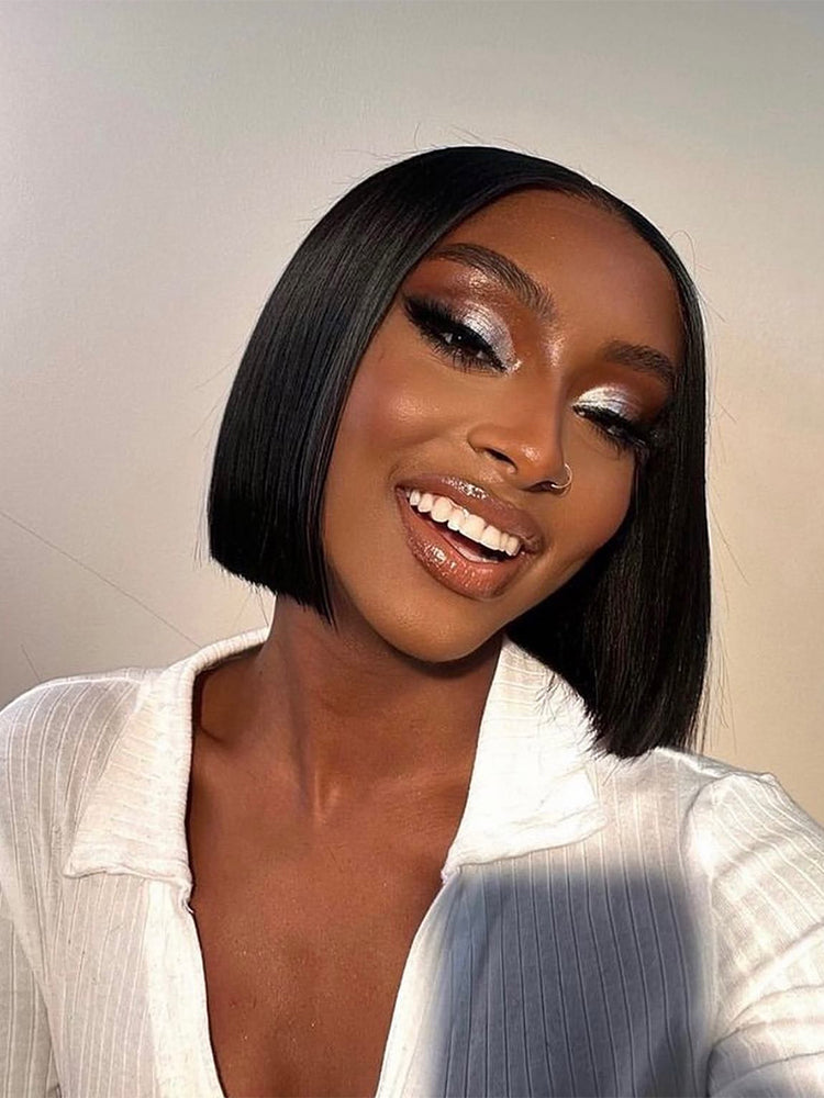 Limited Flash Sale | Simidola Wear & Go Glueless 4x6 Straight Hair Bob Wig