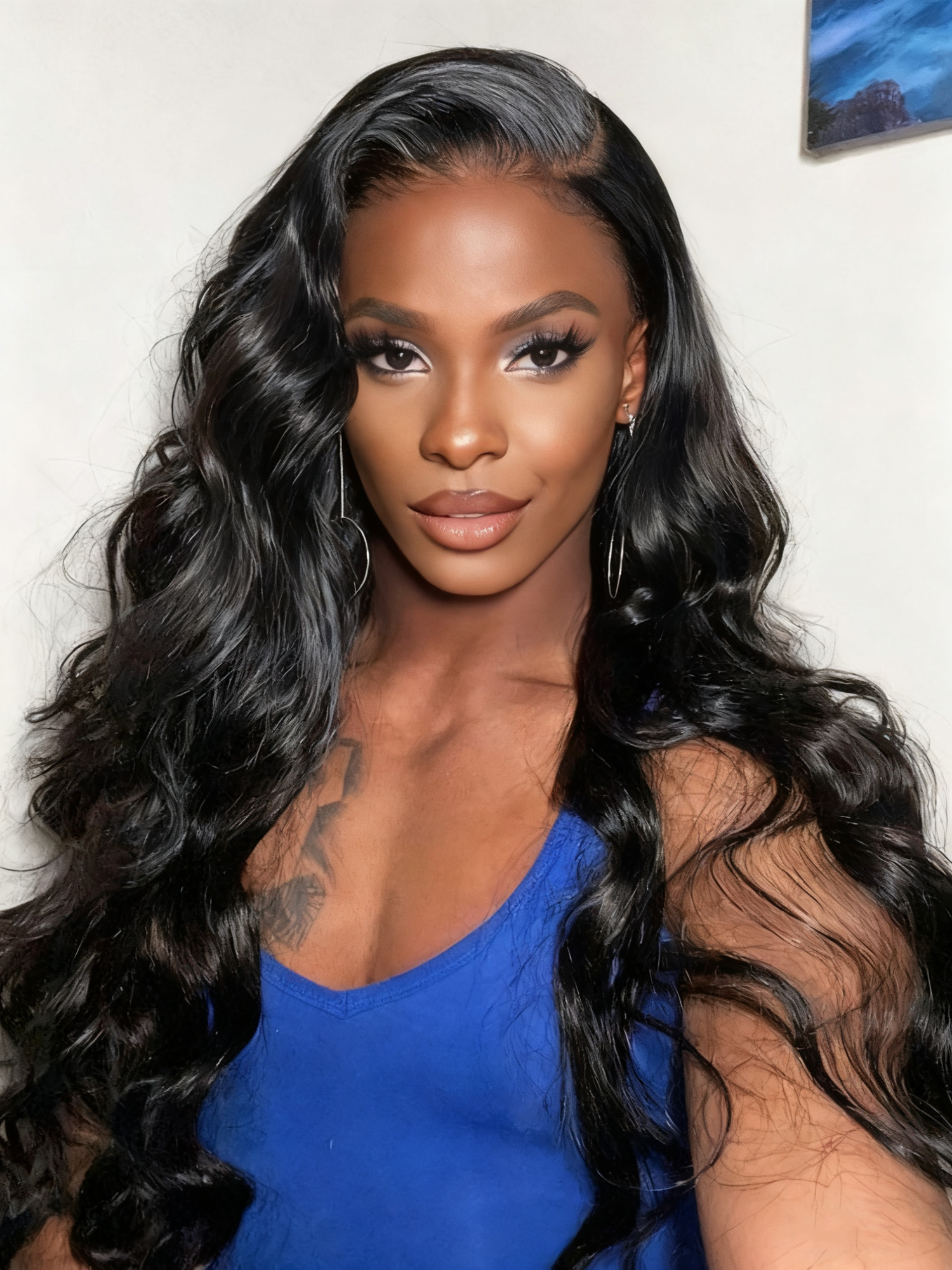 Simidola C Part Pre-Bleached Knots Body Wave 13x4 13x6 HD Lace  Human Hair Wear Go Glueless Wig With Elastic Drawstring