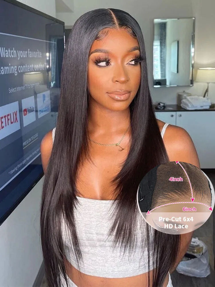Flash Sale| Simidola Wear & Go Glueless 4x6 Straight Hair Wig