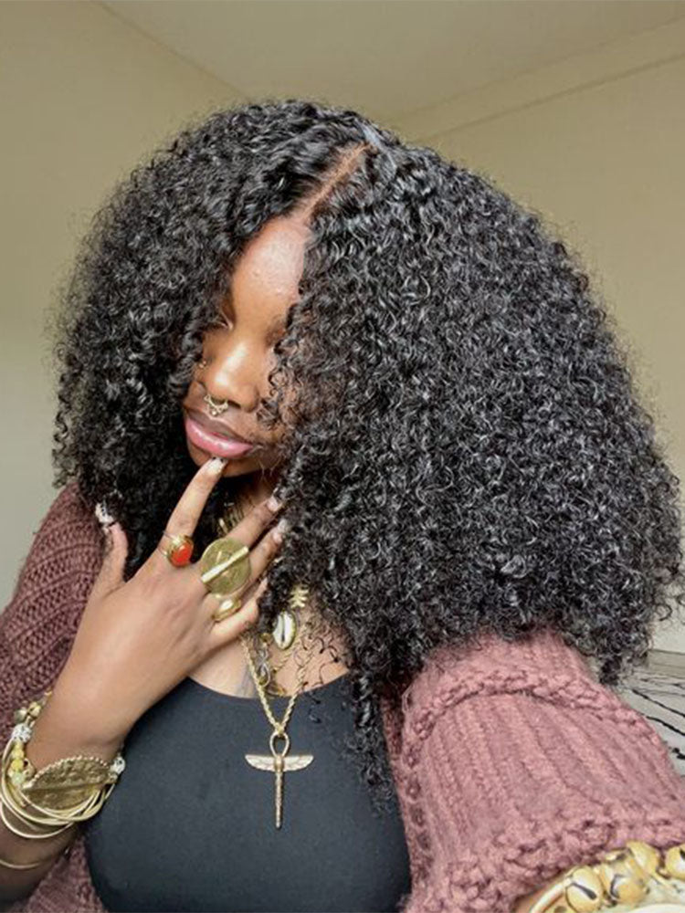 @c6n5v Same 20inch Simidola Pre-bleached 4x4 Pre-cut Kinky Curly Wear Go Glueless Wig