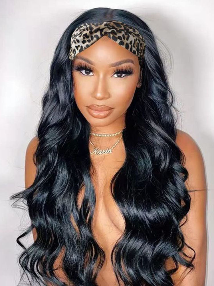 Simidola Body Wave Headband Wig Adjustable No Lace Wigs