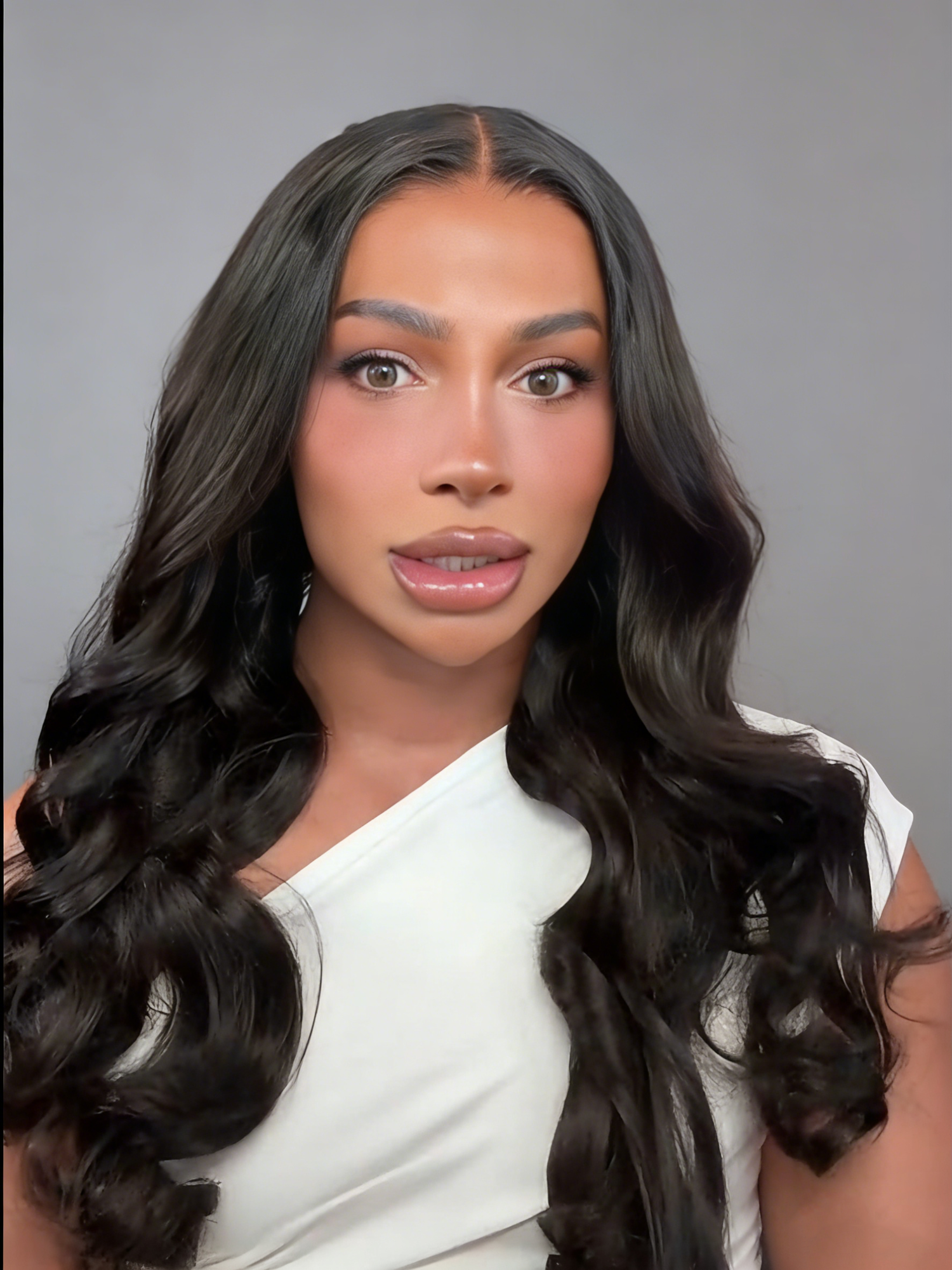 Simidola Pre-bleached 7x5 Pre-cut Pre-plucked Body Wave Wear Go Glueless Wig With Drawstring