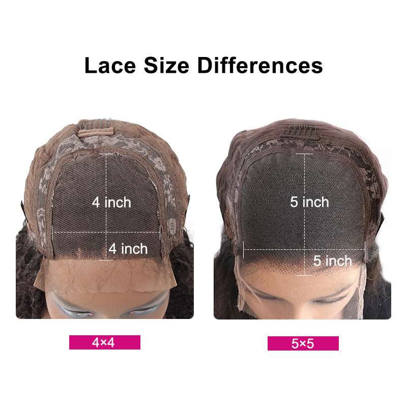 Simidola 4x4 Transparent Lace Deep Curly Closure Bob Wig | Flash Deal