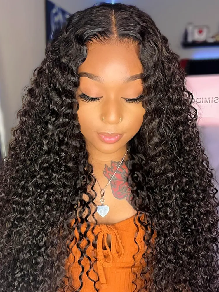Simidola M-CAP Wear Go 9x6 HD Lace Pre Bleached Tiny Knots Water Wave Glueless Wig