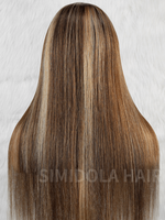 @jennycitizen Same 22 Inch Highlight Brown Wear Go 4x6 Straight Hair Wig