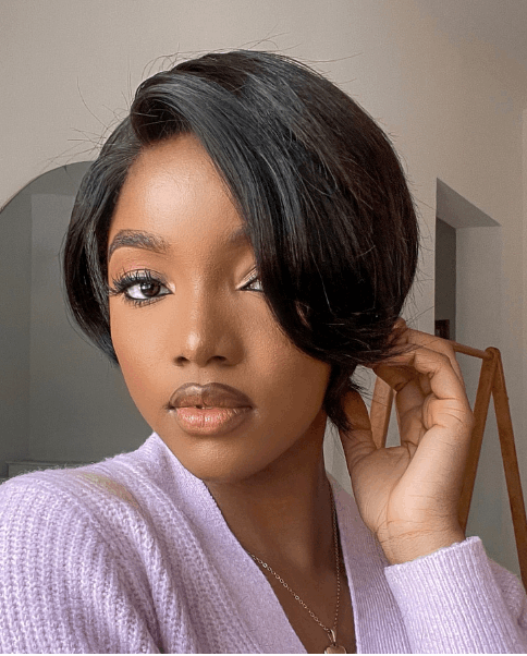 Simidola 5x5/13x4 HD Lace Pixie Cut Refined Side Part Frontal Wig Natural Pre-plucked | Limited Design