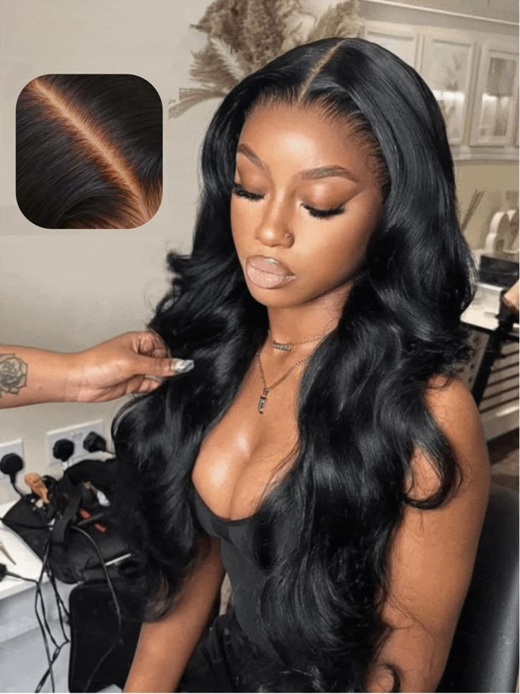 Simidola Pre-Bleached Knots Body Wave 13x4 13x6 HD Lace  Human Hair Wear Go Glueless Wig With Elastic Drawstring