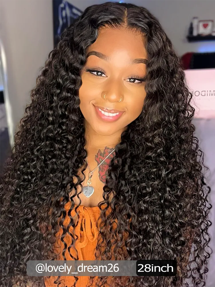 @lovely_dream26 Same 28 inch M-CAP Wear Go 9x6 HD Lace Pre Bleached Tiny Knots Water Wave Glueless Wig