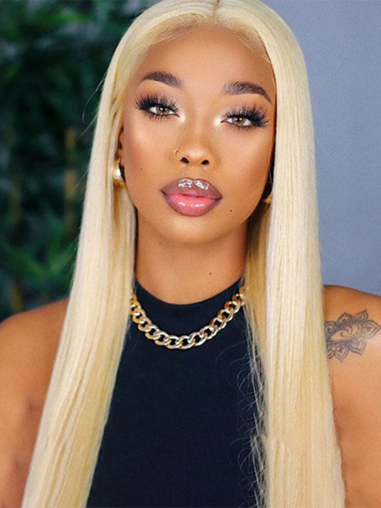 Simidola 613 Color 7x5 Lace Straight Hair Wear Go Glueless Wig Pre Plucked Natural Hairline