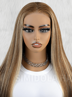 @maaguiie_ Same 26 inches Highlight Brown Straight Wear Go Wig
