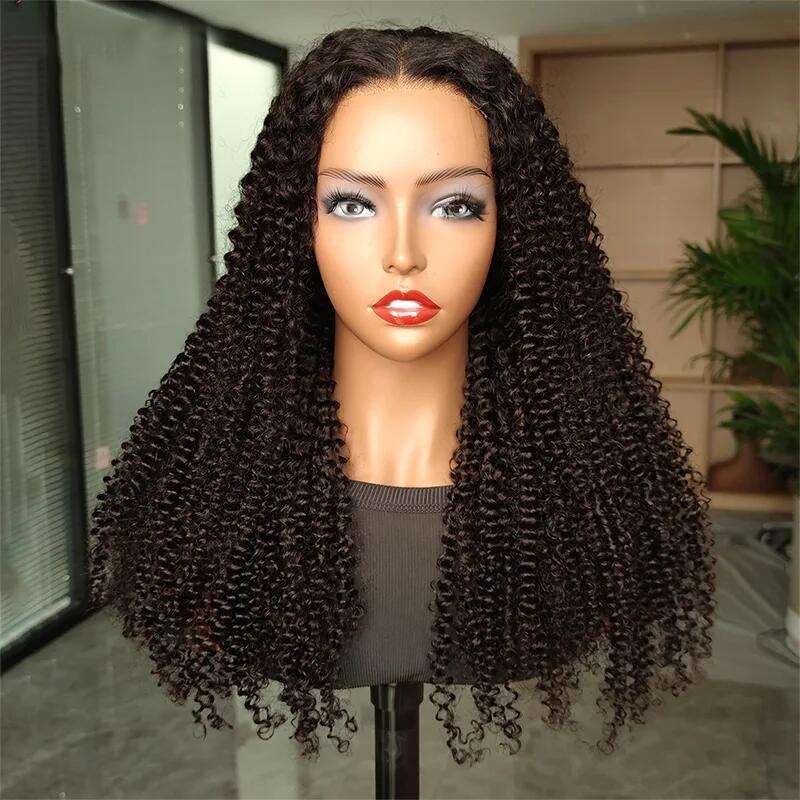 Simidola Pre Cut 4x6 HD Lace Kinky Curly Wear & Go Glueless Lace Closure Wig Beginner Friendly