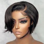 Simidola Affordable 5x5 HD Lace Closure Short Pixie Cut Wig