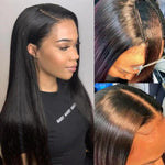 Simidola Glueless U Part Straight Hair Wig