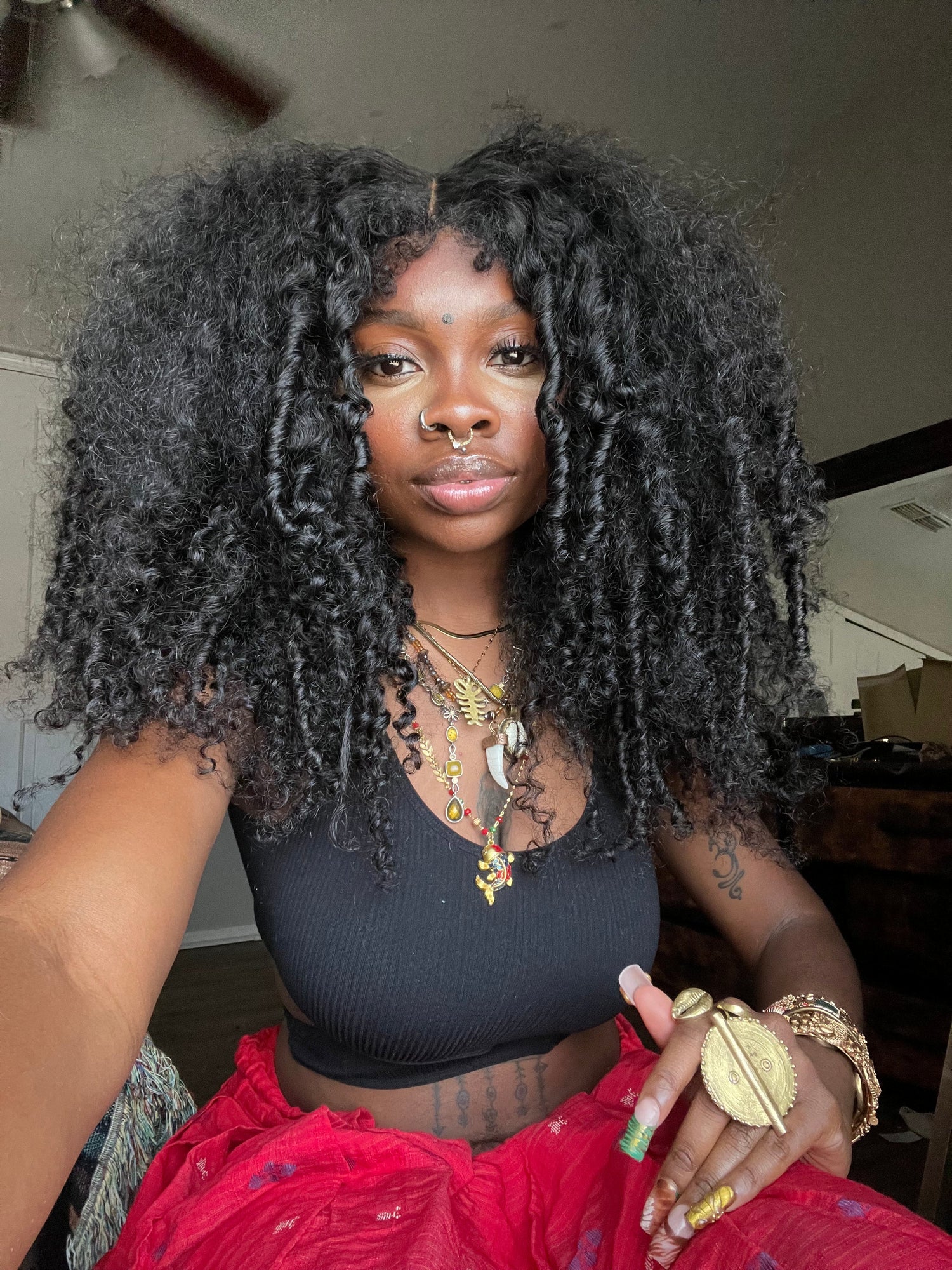 Simidola 4C Edges | Type 4C Kinky Edges Human Hair Wigs Kinky Curly 13x4 Lace Frontal Wig With Realistic Hairline