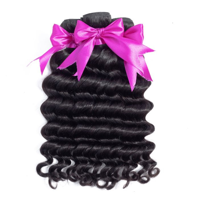 Simidola 3Pcs 10A Loose Deep Wave Best Virgin Human Hair Bundles