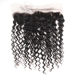 Simidola 1Pc Deep Wave Pre Plucked Lace Frontal