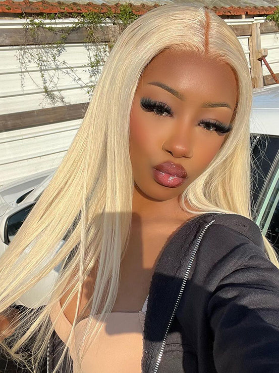 Simidola 613 Blonde Color 4x4/13x4 Lace Straight Hair Wig