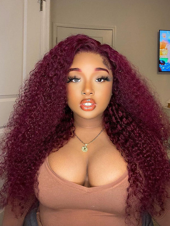 Pre-Plucked | Simidola 99J Wear Go 4x6 Lace Kinky Curly Wig