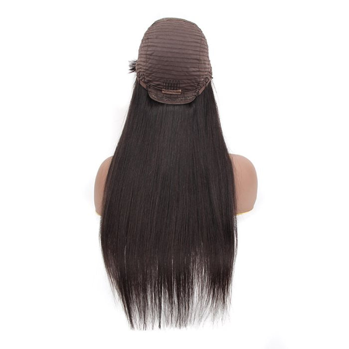 Flash Deal | Simidola Human Hair Straight No Lace Wig with Bangs