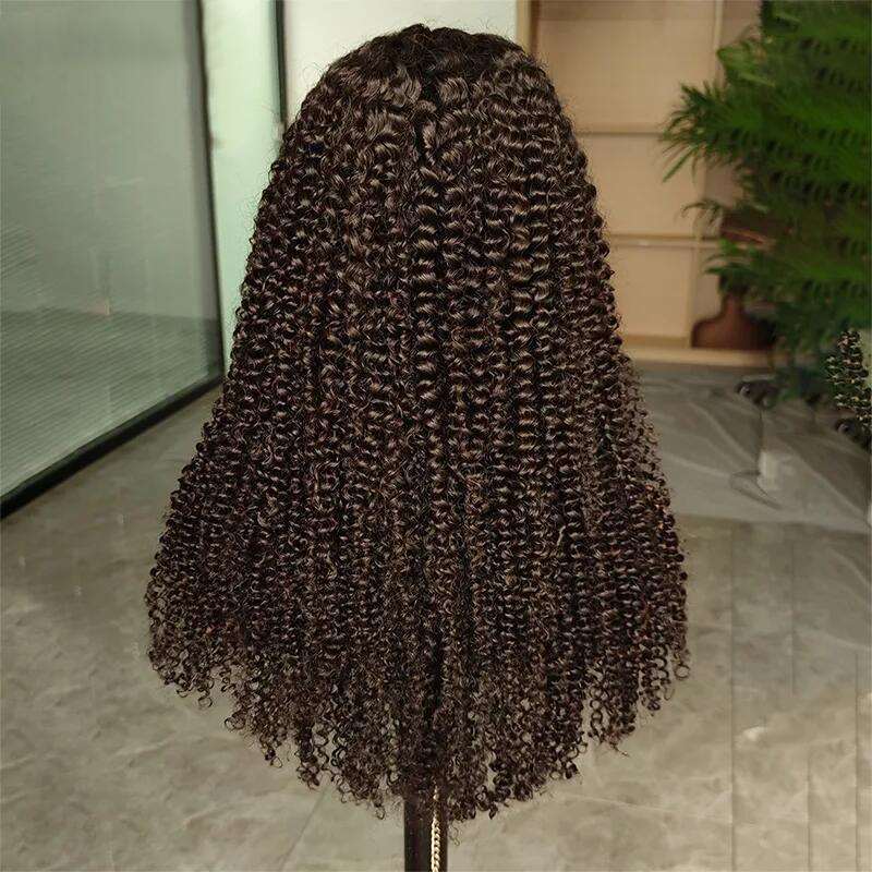 Simidola Pre Cut 4x6 HD Lace Kinky Curly Wear & Go Glueless Lace Closure Wig Beginner Friendly