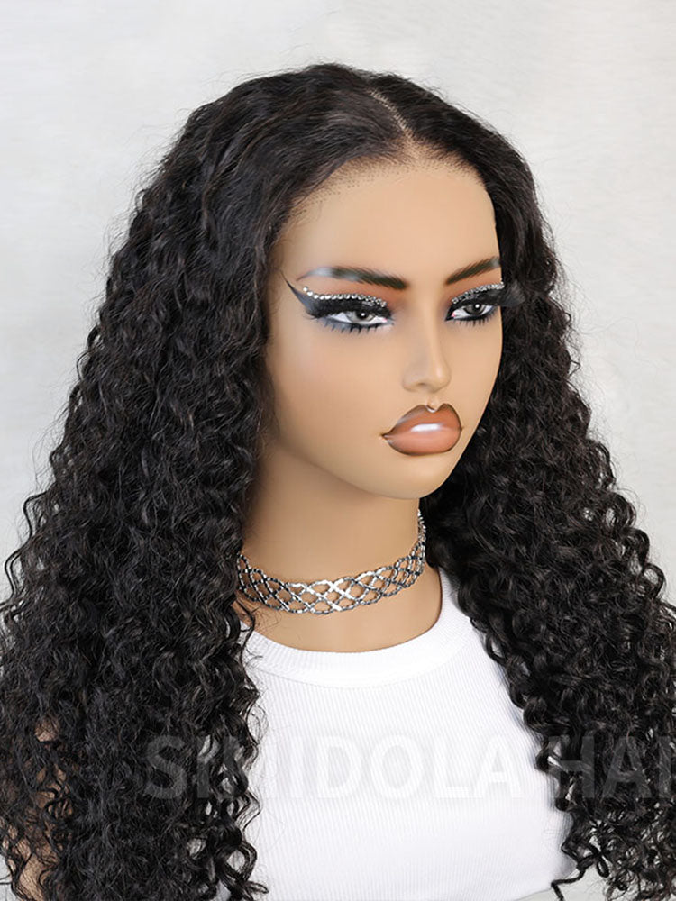 Flash Sale | Pre-bleached 7x5 Pre-cut Pre-plucked Water Wave Hair Wear Go Glueless Wig