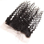 Simidola 1Pc Deep Wave Pre Plucked Lace Frontal