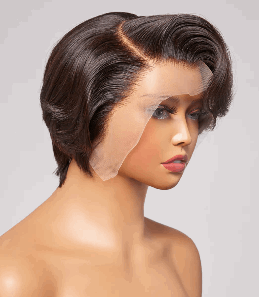 Simidola 13x4 HD Lace Pixie Cut Refined Side Part Frontal Wig Natural Pre-plucked | Limited Design