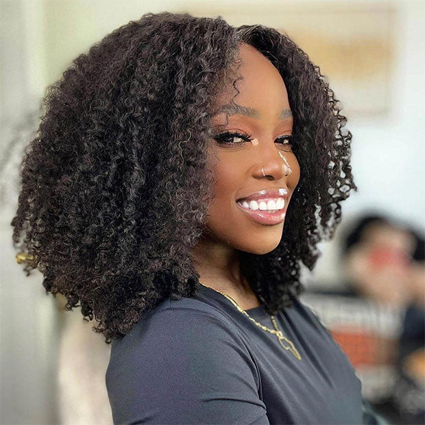 No Weft Afro Curly Hair Bulk Knotless Human Braiding Hair Unprocessed Virgin Human Hair Weaving