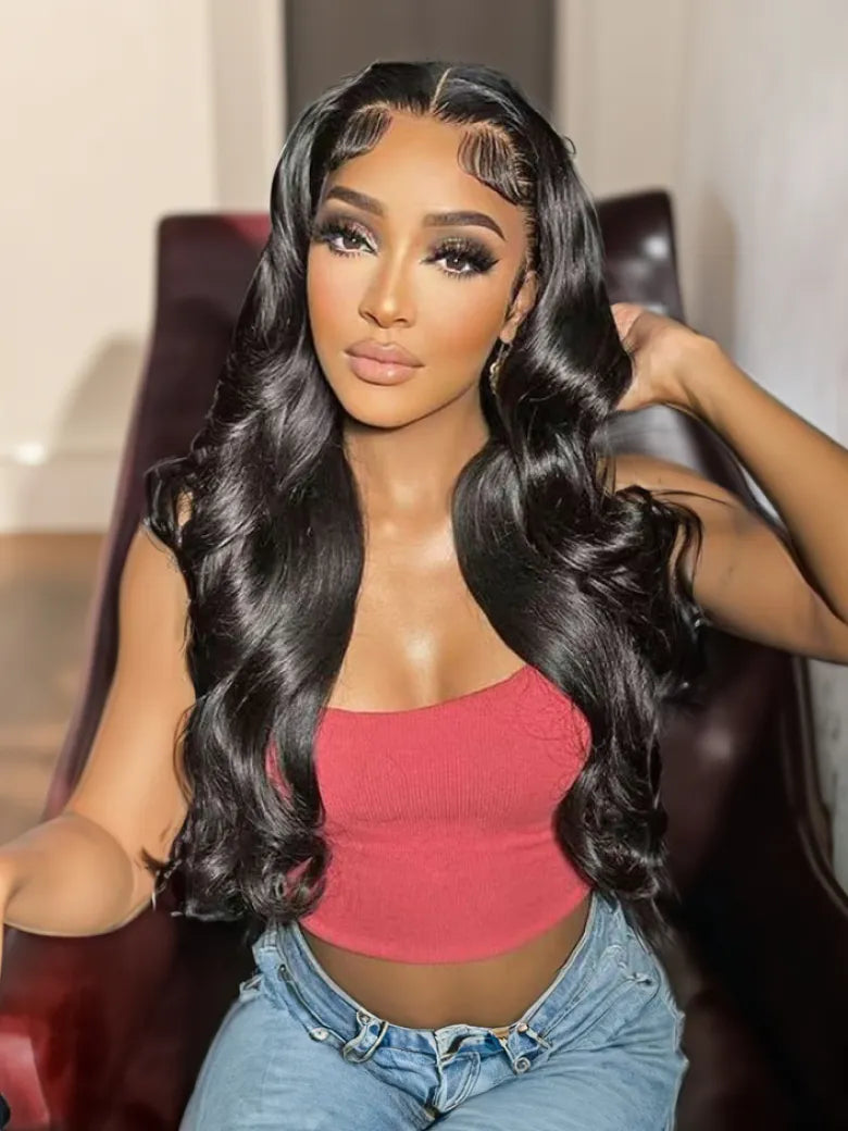 Simidola M-CAP Wear Go 9x6 HD Lace Pre Bleached Tiny Knots Body Wave Glueless Wig
