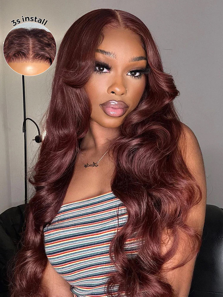 Pre-Plucked | Simidola Reddish Brown Wear Go 4x6 Lace Body Wave Wig