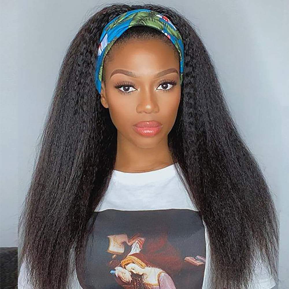 Simidola Glueless Kinky Straight Headband Wig
