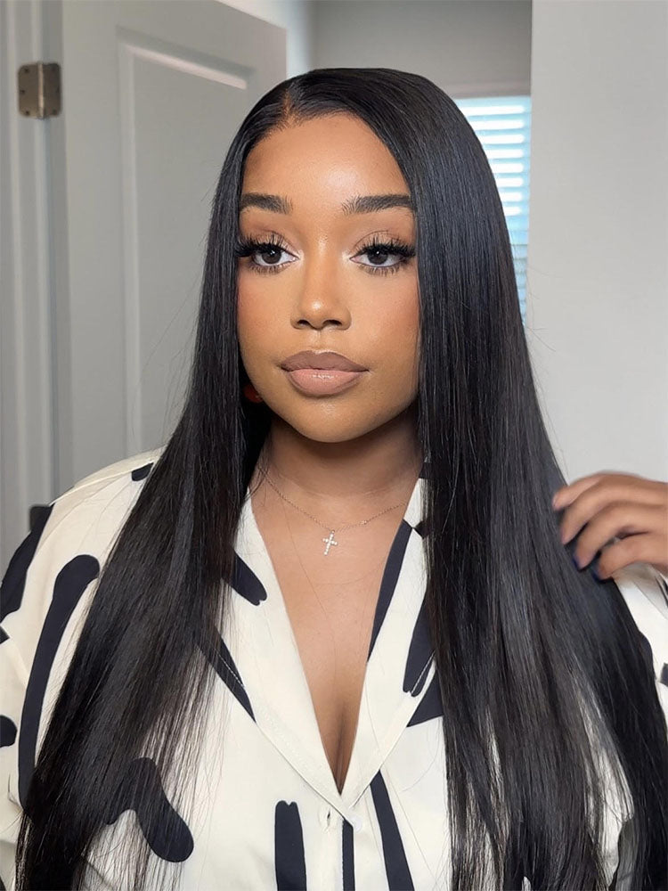 @chanellyhailey Same 24 inch M-CAP Wear Go 9x6 HD Lace Tiny Knots Straight Hair Glueless Wig