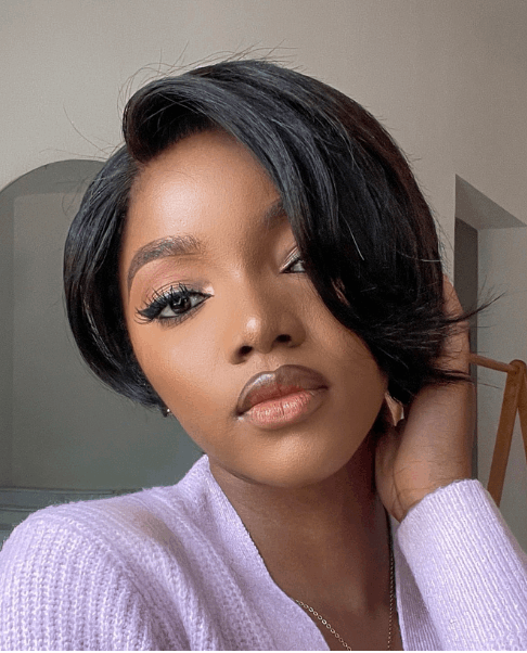 Simidola 5x5/13x4 HD Lace Pixie Cut Refined Side Part Frontal Wig Natural Pre-plucked | Limited Design