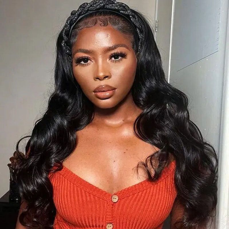 Simidola Body Wave Headband Wig Adjustable No Lace Wigs
