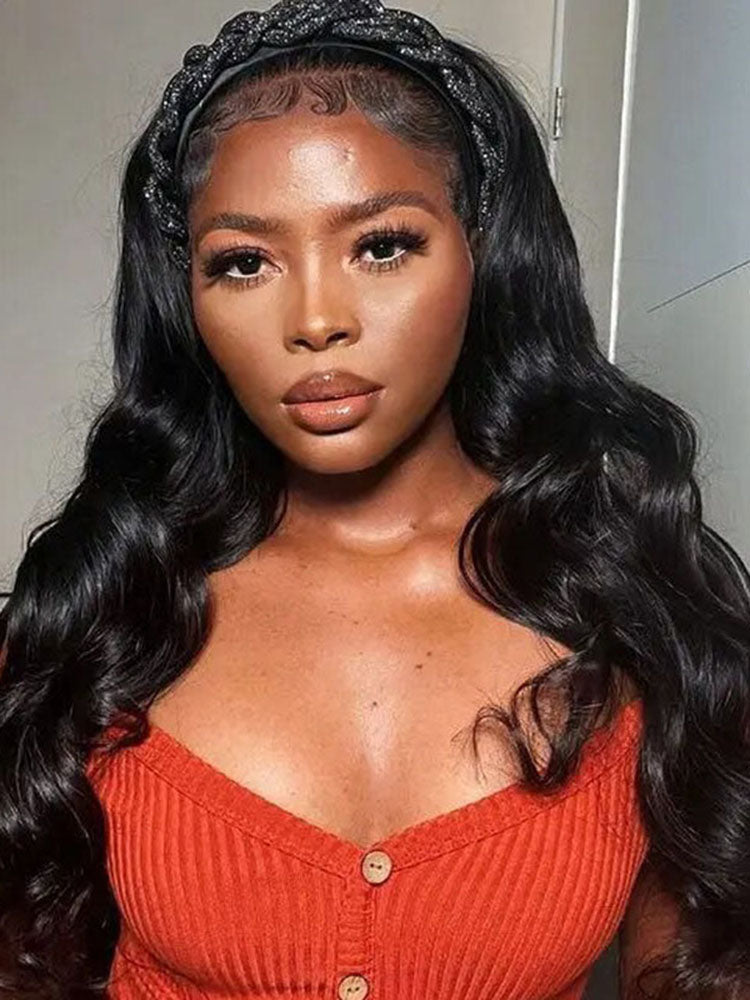 Simidola Body Wave Headband Wig Adjustable No Lace Wigs