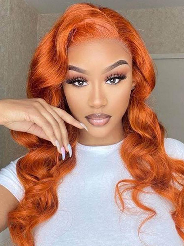 Simidola 4x4/13x4 Lace Ginger Body Wave Lace Front Wig