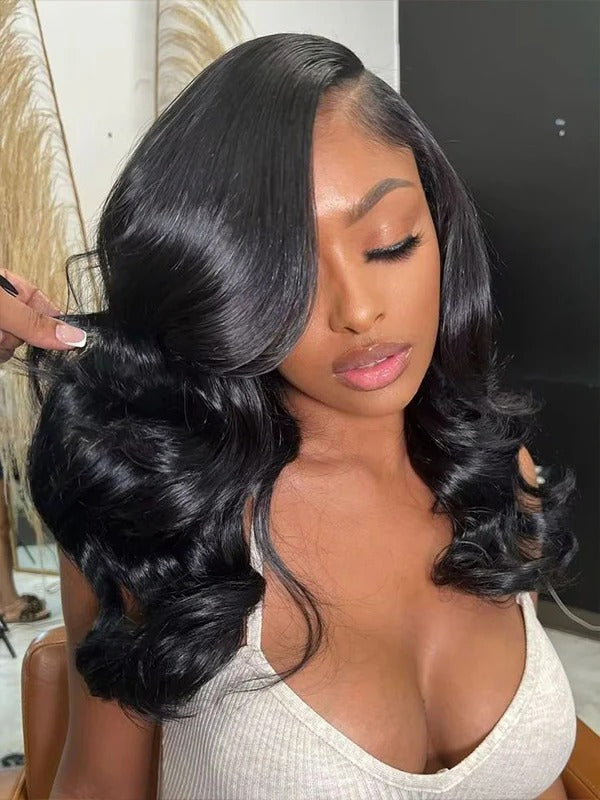 Face-Framing C-Part Layered Cut Body Wave Pre-Style Wear Go Wig 9x6 Lace Tiny Knots Glueless Wig