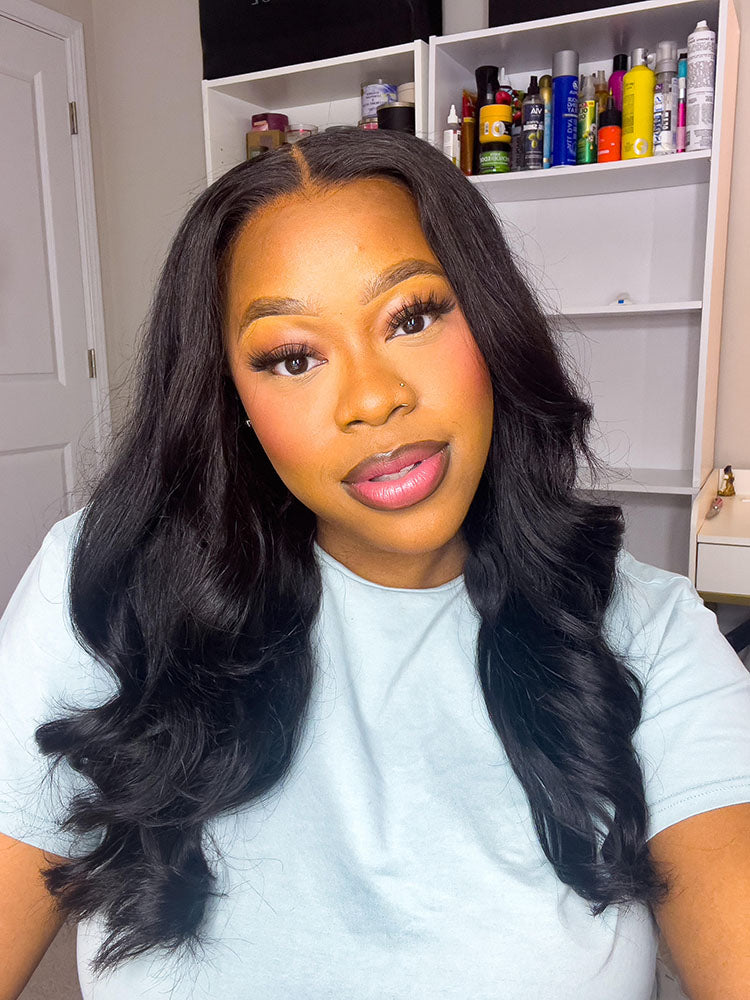 @ko_glamour Same 22inch M-CAP Wear Go 9x6 HD Lace Pre Bleached Tiny Knots Body Wave Glueless Wig