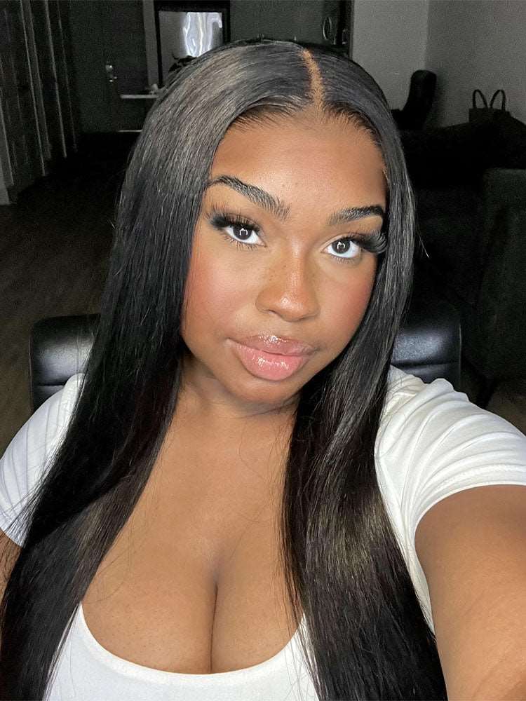 @melanin.monroeee1 Same 24 Inch Wear & Go 4x6 Straight Hair Wig