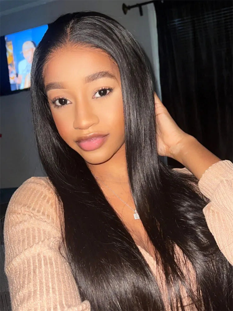 @_lexii_._ Same 22 Inch Pre-Bleached Knots Wear & Go 4x6 HD Lace Straight Hair Wig