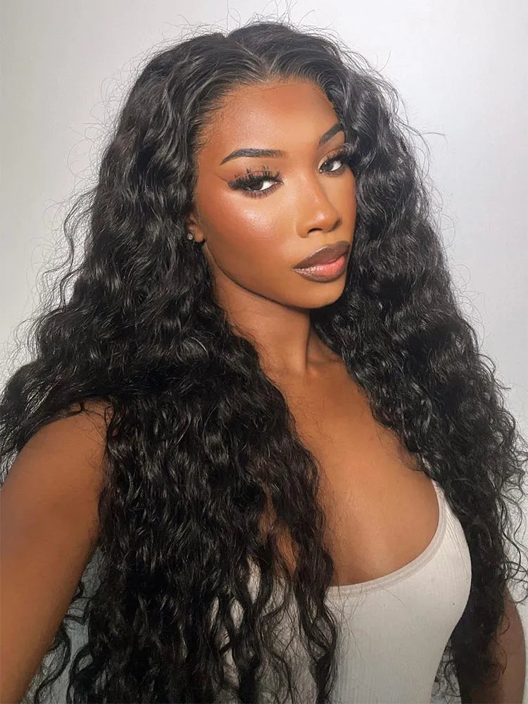 Simidola M-CAP Wear Go 9x6 HD Lace Pre Bleached Tiny Knots Water Wave Glueless Wig