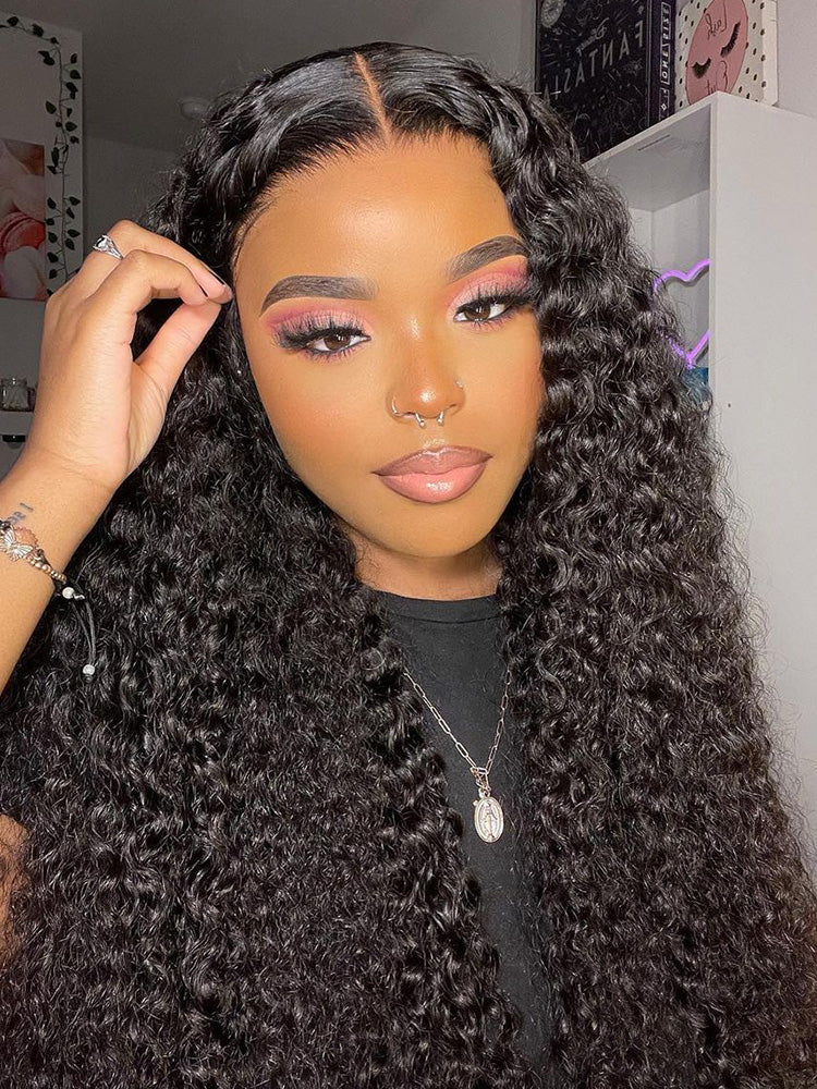 Simidola U Part Brazilian Hair Water Wave Wig